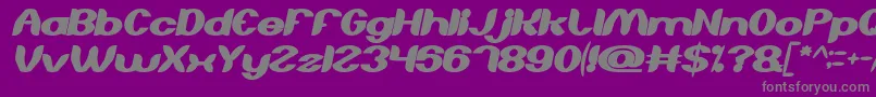 En savoir plus sur la police AboutYouBoldItalic Police AboutYouBoldItalic – polices grises sur fond violet