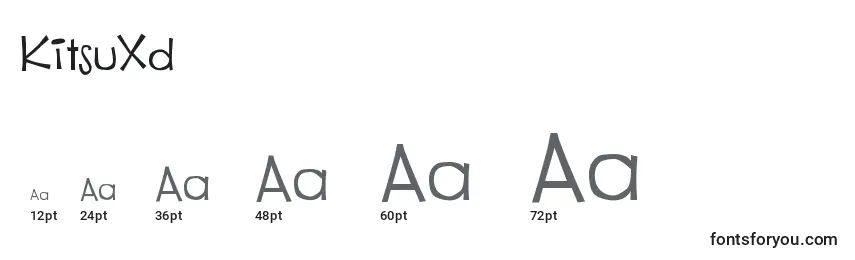 KitsuXd Font Sizes