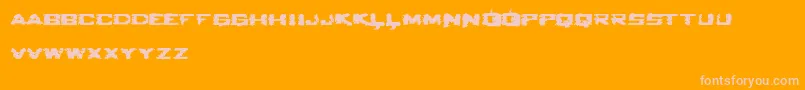 Seabreed2 Font – Pink Fonts on Orange Background