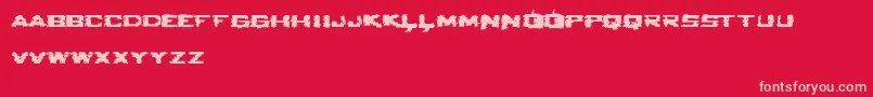 Seabreed2 Font – Pink Fonts on Red Background