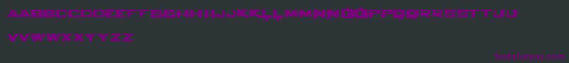 フォントSeabreed2 – 黒い背景に紫のフォント