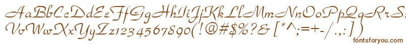 Torhok Font – Brown Fonts on White Background