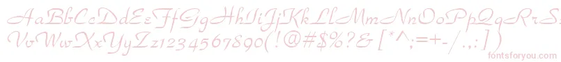 Torhok Font – Pink Fonts on White Background
