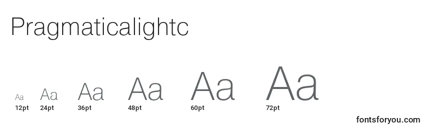 Pragmaticalightc Font Sizes