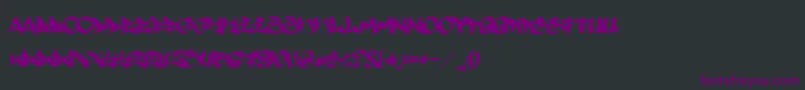 Searfont Font – Purple Fonts on Black Background