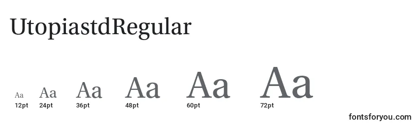 UtopiastdRegular Font Sizes