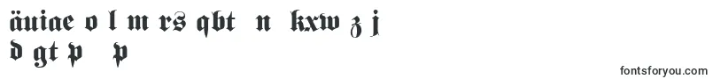 Fetteunzfraktur-Schriftart – amharische Schriften