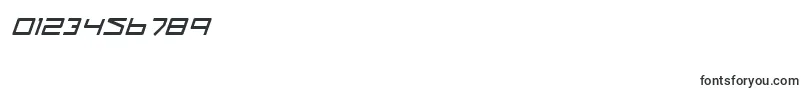 QuasitronBoldItalic Font – Fonts for Numbers and Digits