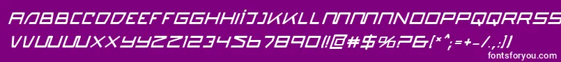 fuente QuasitronBoldItalic – Fuentes Blancas Sobre Fondo Morado
