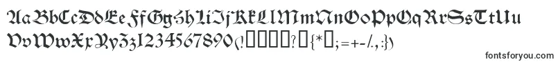 HalbrookesskBold-fontti – Alkavat H:lla olevat fontit