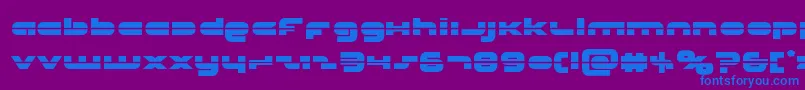 More about Unisollaser Font Unisollaser Font – Blue Fonts on Purple Background