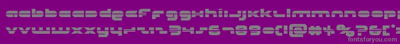 More about Unisollaser Font Unisollaser Font – Gray Fonts on Purple Background