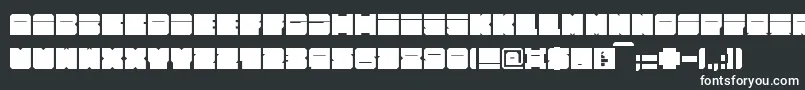 Alpha63 Font – White Fonts on Black Background