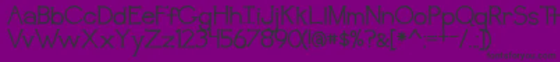 BmdAwakening Font – Black Fonts on Purple Background