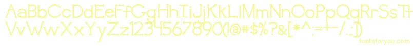 BmdAwakening Font – Yellow Fonts