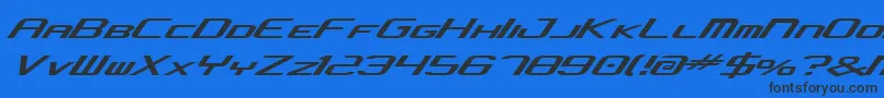 More about Concjv2 Font Concjv2 Font – Black Fonts on Blue Background
