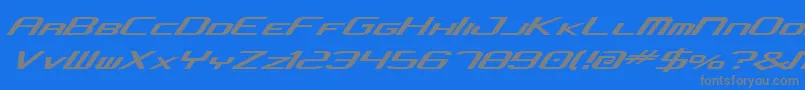 More about Concjv2 Font Concjv2 Font – Gray Fonts on Blue Background