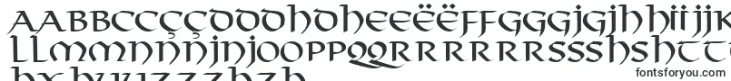 Czcionka ThongRegularDb – czcionki n'yanja