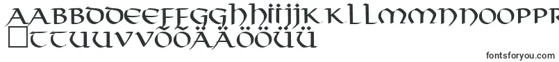 Czcionka ThongRegularDb – estońskie czcionki