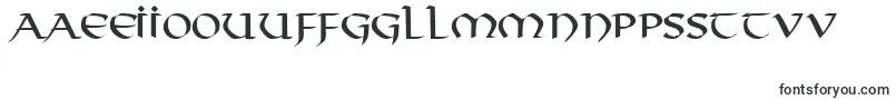 ThongRegularDb-fontti – samoalaiset fontit