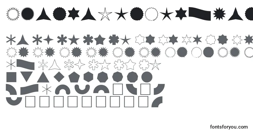 Schriftart StargazerRegular – Alphabet, Zahlen, spezielle Symbole