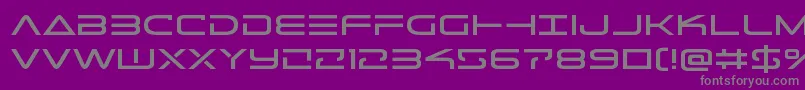 Telemarinesexpand1 Font – Gray Fonts on Purple Background