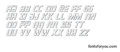 Crixus3Dital Font