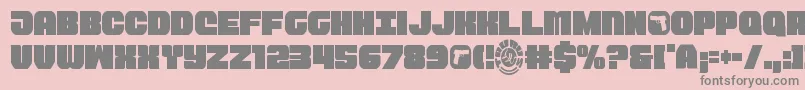 fuente Taurocond11 – Fuentes Grises Sobre Fondo Rosa