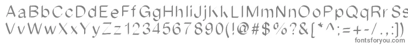 Czcionka Ipadfont – szare czcionki