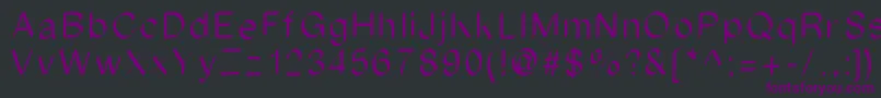 fuente Ipadfont – Fuentes Moradas Sobre Fondo Negro