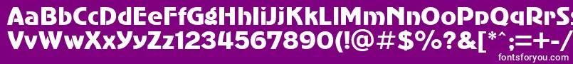 SanasoftSub.Kz Font – White Fonts on Purple Background