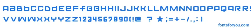 Lisätietoja FontoposolidRegular-fontista FontoposolidRegular-fontti – siniset fontit