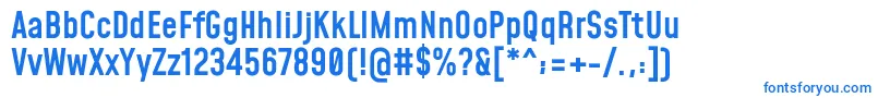 MohaveMedium Font – Blue Fonts on White Background