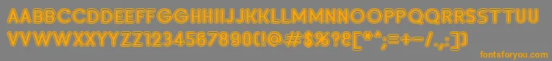 Lisätietoja SanasoftInsetD.Kz-fontista SanasoftInsetD.Kz-fontti – oranssit fontit harmaalla taustalla