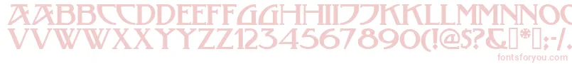 Tobaccoroadnf-Schriftart – Rosa Schriften