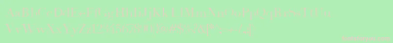 Havanaharbor1889 Font – Pink Fonts on Green Background