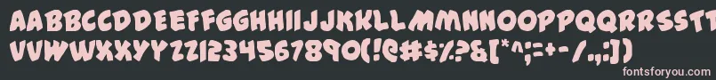 44v2 Font – Pink Fonts on Black Background
