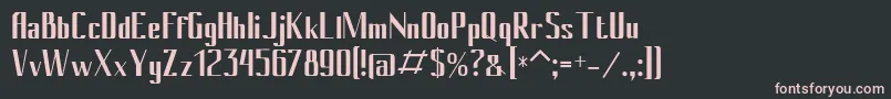 Conybold Font – Pink Fonts on Black Background