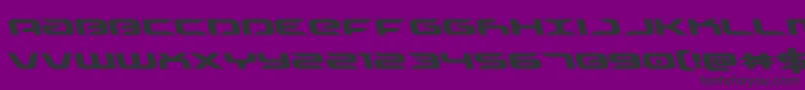 Driveleft Font – Black Fonts on Purple Background