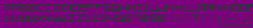 フォントBladesgffree – 紫の背景に黒い文字