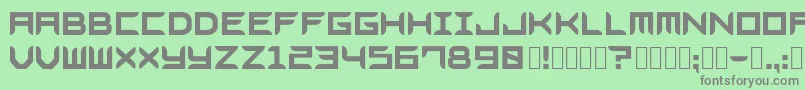 Bladesgffree Font – Gray Fonts on Green Background