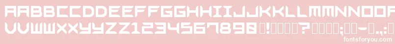 Bladesgffree Font – White Fonts on Pink Background