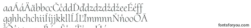 CormorantuprightLight-Schriftart – slowakische Schriften