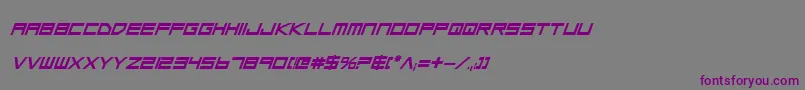 Lgsbi Font – Purple Fonts on Gray Background