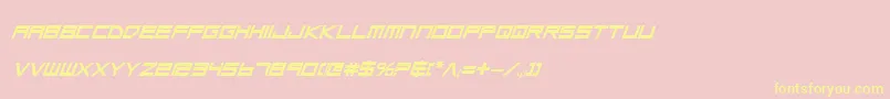 Lgsbi Font – Yellow Fonts on Pink Background