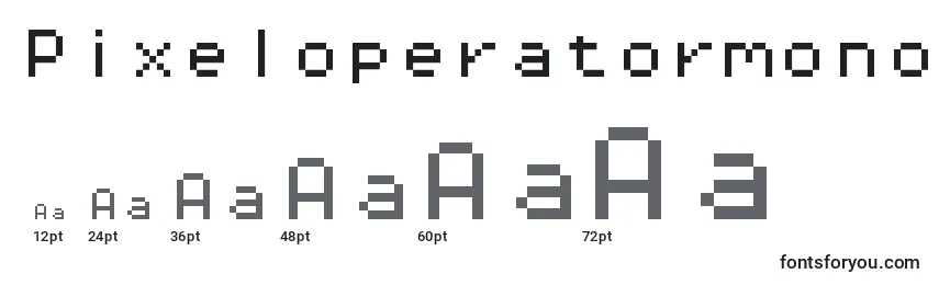 Размеры шрифта Pixeloperatormono8