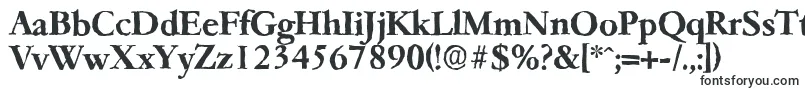 GarfeldantiqueBold-fontti – Arkkitehtuuriset fontit