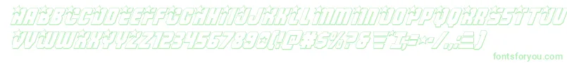 Armyrangers3Dital-Schriftart – Grüne Schriften