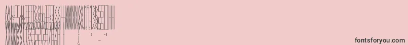 JmhCelaenoBook Font – Black Fonts on Pink Background