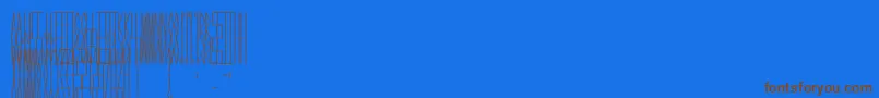 Шрифт JmhCelaenoBook – коричневые шрифты на синем фоне